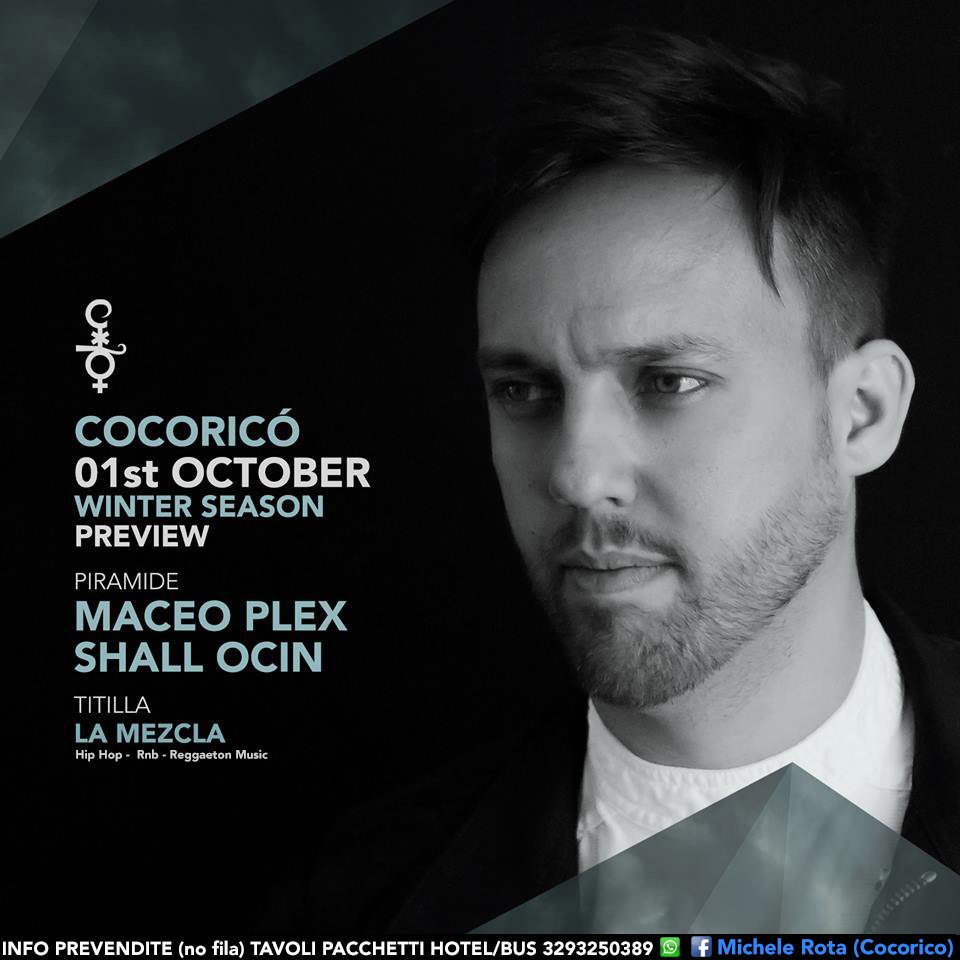 Cocorico Maceo Plex 01 Ottobre 2016