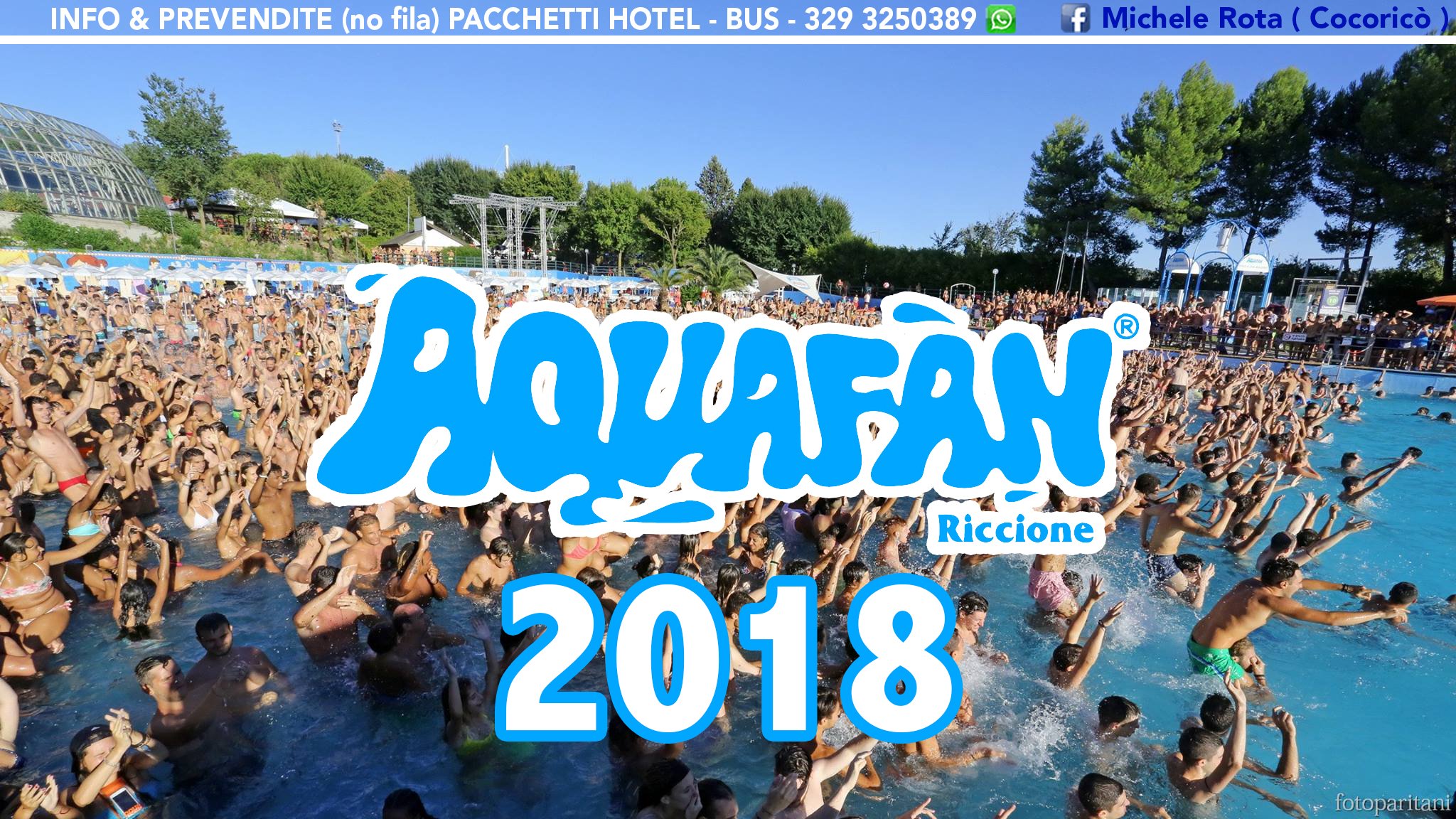 aquafan schiuma party 2018 night & day