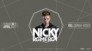 kiy louge disco nicky romero 30 aprile 2017 ticket pacchetti