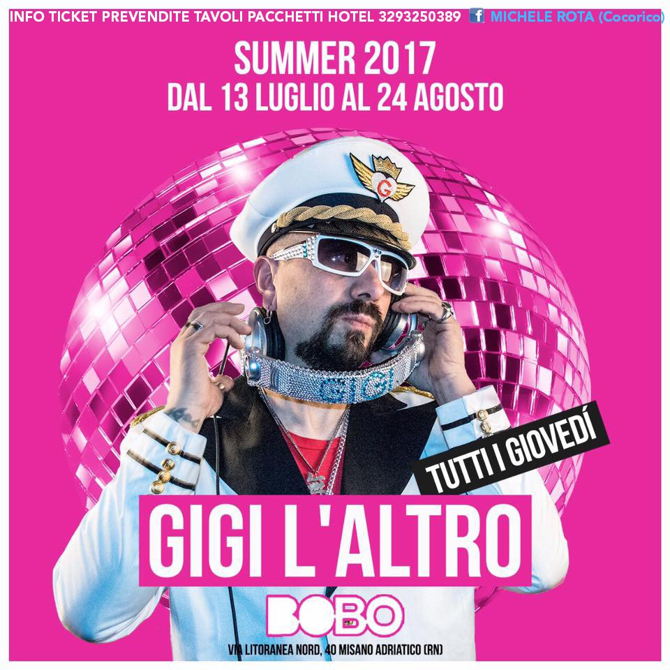 Gigi L'altro Show Bobo Beach Kiavatar 2017