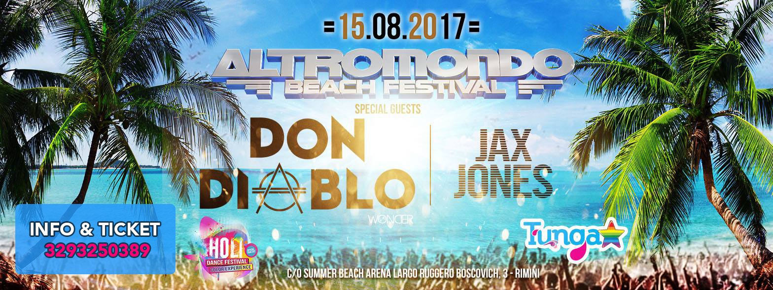 DON DABLO ALTROMONDO BEACH FESTIVAL 2017