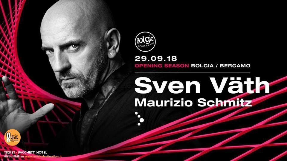 Sven Vath Bolgia Bergamo 29 Settembre 2018