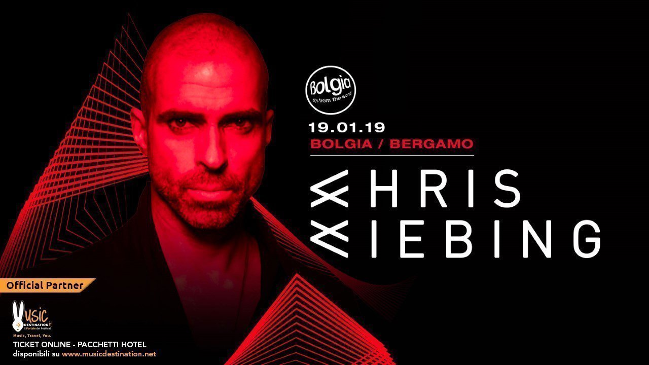 Chris Liebing Bolgia Bergamo 19 Gennaio 2019