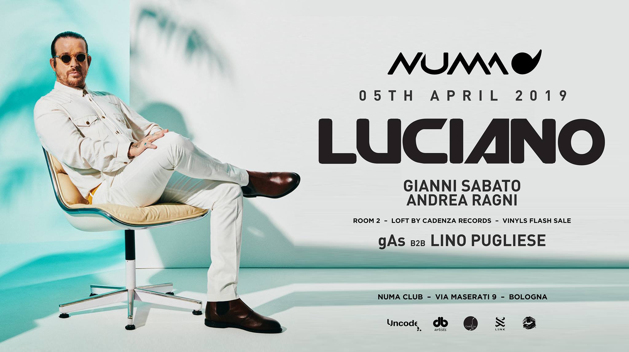 Luciano At Numa Club Bologna 05 Aprile 2019