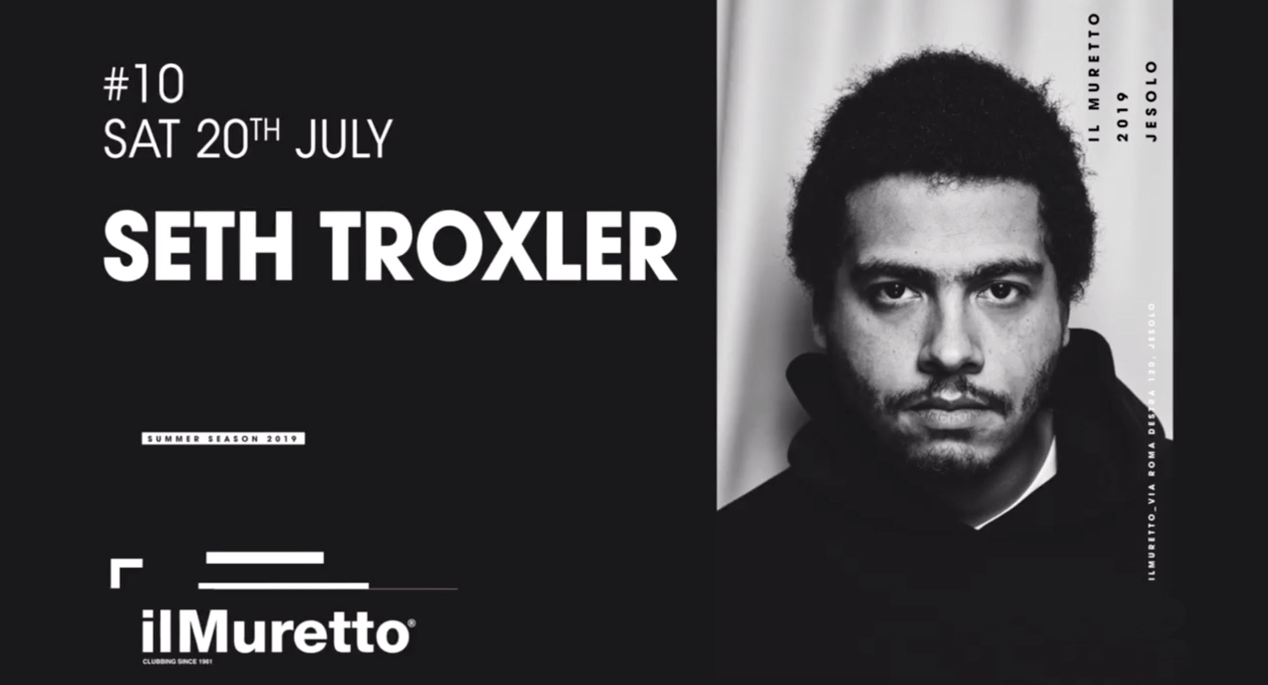 SETH TROXLER Muretto Jesolo 20 LUGLIO 2019