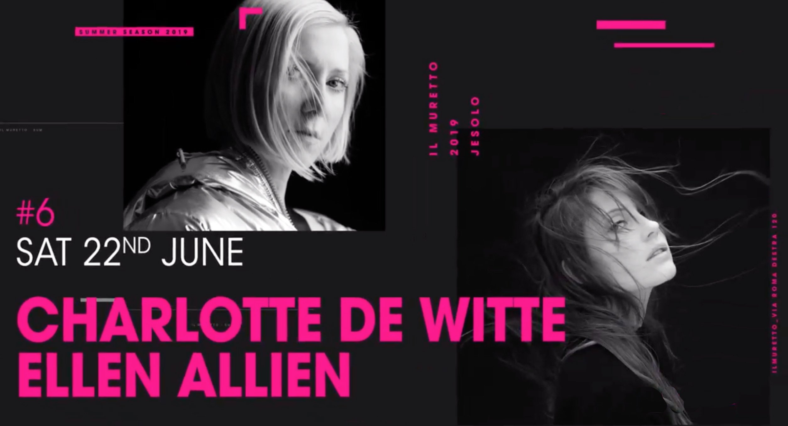 Charlotte De Witte Muretto Jesolo 22 Giugno 2019