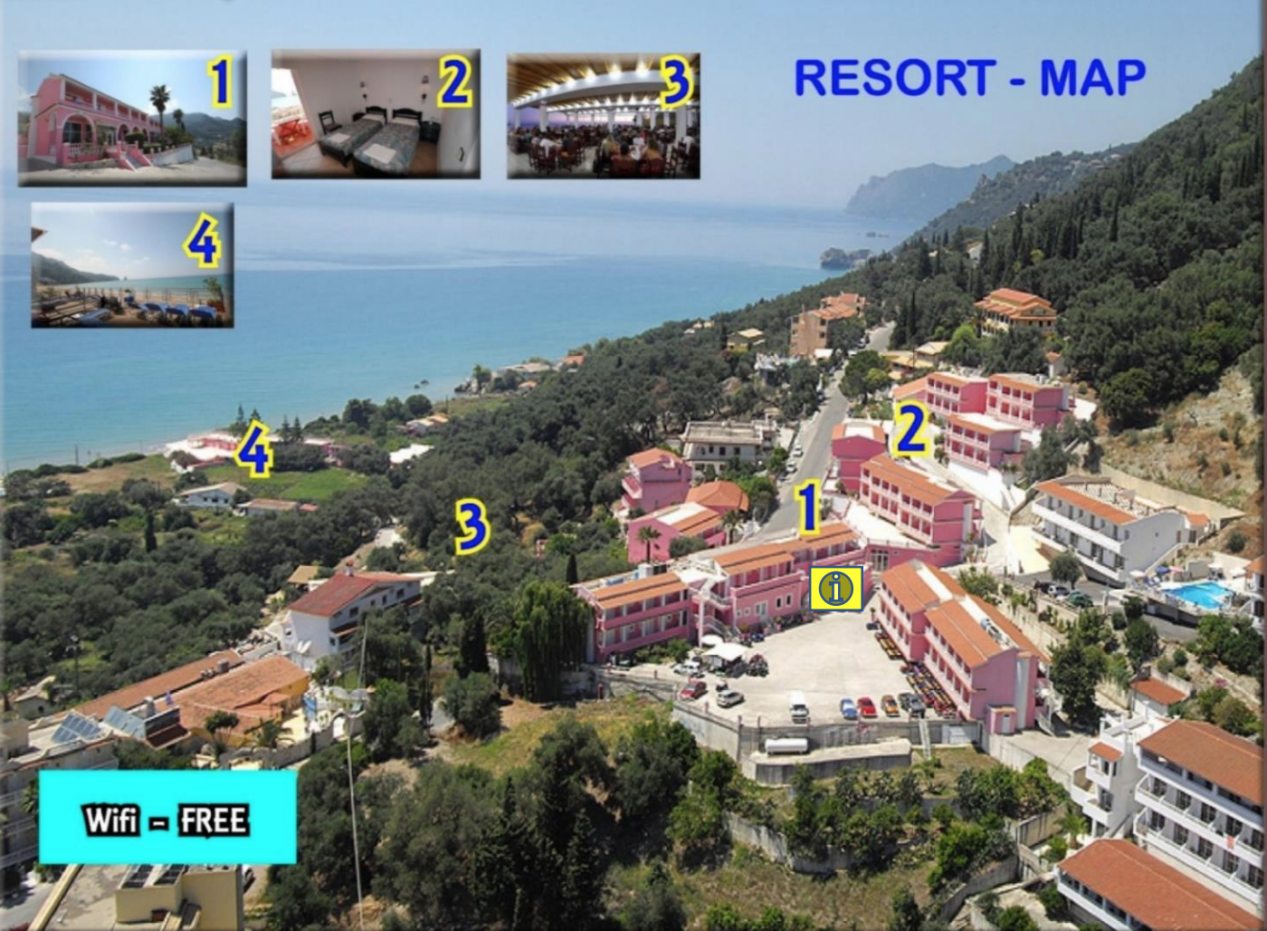 mappa resort pacchetto