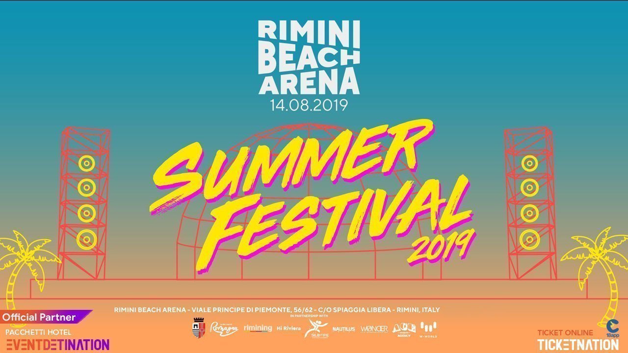 Rimini Beach Arena 14 Agosto 2019 Ticket E Pacchetti