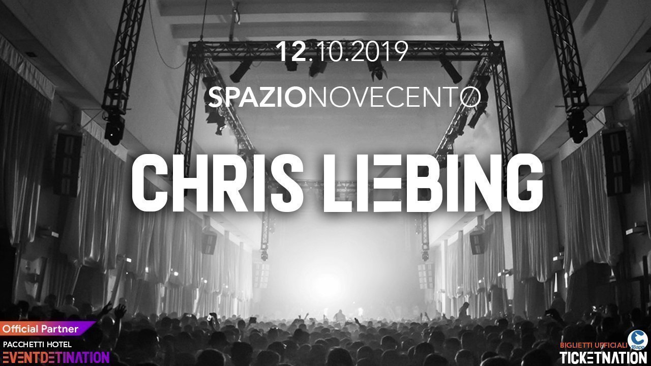 Chris Liebing Spazio Novecento Roma 12 Ottobre 20219