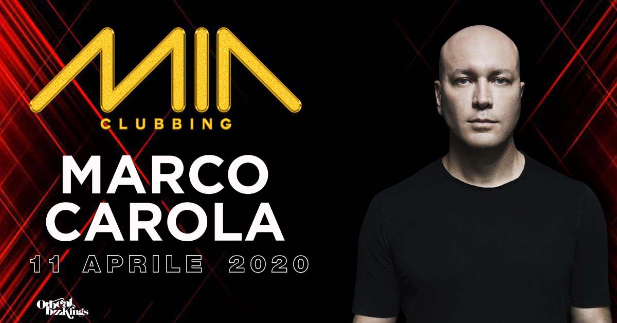 Marco Carola Mia Clubbing 11 04 2020