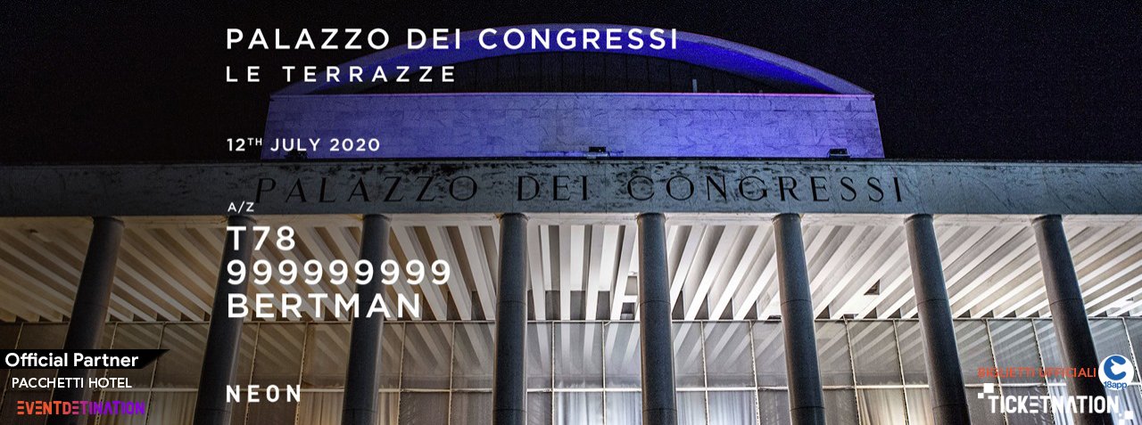 Le Terrazze Palazzo Dei Congressi Roma 12 07 2020