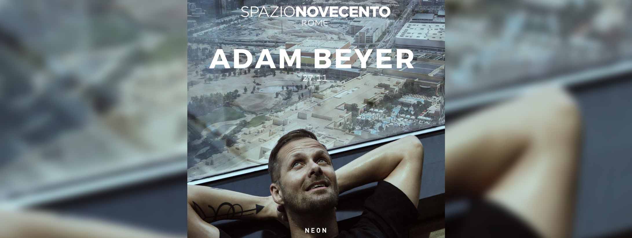 Adam Beyer Spazio Novecento 27 Novembre 2021